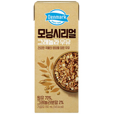덴마크 모닝시리얼 약콩 우유, 190ml, 216개