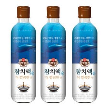 백설 참치액 순더깔끔한맛500G X 3개, 500g