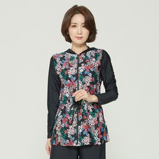  일리카이 여성용 르본느 후드 집업 래쉬가드 