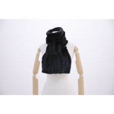 Anvely 밍크 니팅 숄 (MKS011 BK)
