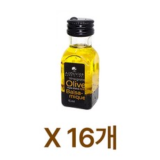 선인 발사믹 올리브 오일 일회용 미니어처 비네그레트 15ml (낱개 상품), 16개