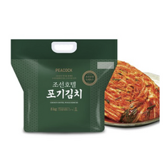 peacock 조선호텔 포기김치 냉장, 없음, 1개, 8kg