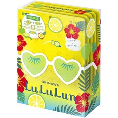 일본직발송 6. LULULUN(루루룬) 페이스 마스크 팩 루루룬 오키나와 루루룬(시쿠워서의 향기) 7장×5봉 B074, 5개