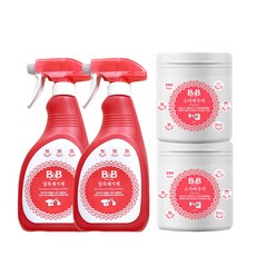 비앤비 얼룩제거제 500ml 1개 + 소다파우더 500g 맞춤구성, 2세트