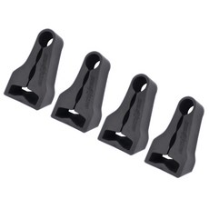 4pcs 고무 패드 세트 소음 차단 패드 자동차 도어 잠금 소음 흡수 패드 세트, 1개