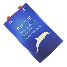 Radioddity 100KHz-1766MHz 0.1MHz-1.7GHz 풀 밴드 TCXO ADSB UHF VHF HF FM RTL SDR USB 튜너 수신기 R, Blue_One Size, Blue, 상세 설명 참조0