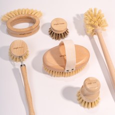 싱글룸 친환경 주방 세척솔 6종 천연 수세미 설거지솔 병솔 무쇠팬 제로웨이스트, 끈핸들 세척솔, 1개