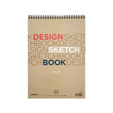 ZFI162829아트스퀘어 디자인 스케치북 A4 20매 세로형 4개, 단일 지류 사이즈
