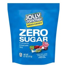 졸리랜쳐 무설탕 캔디 JOLLY RANCHER Zero Sugar Assorted Fruit Flavored Sugar Free Hard Candy 6.1oz(172g), 172g, 1개