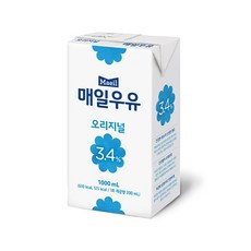 매일 멸균우유 1L, 5개