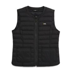 [국내매장판]내셔널지오그래픽 패딩 조끼 여성 오티스 구스 다운 베스트 블랙 N224WDV900 BLACK