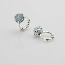 물방울문스톤귀걸이