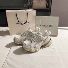  MACK JASTIN 정품 캐주얼 운동화 키높이 신발 러닝화 패션운동화 리얼 소가죽 2종컬러 