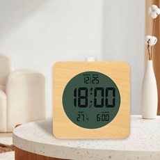 비엘와이 비엘와이 BLnY_DTC02 우드 탁상 알람 전자 시계 디지털 무소음 인테리어 BLnY