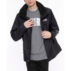 (더 노스 페이스)THE NORTH FACE나일론 100%가슴 로고 자수 모자 달린 풀짚 재킷 RESOLVE 2 JACKET DRYVE