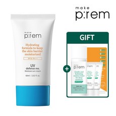 메이크프렘 모이스처 선크림+토너30ml+크림20ml+샤쉐랜덤5매