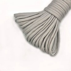 로프 생존용 낙하산 코드 랜야드 캠핑 클라이밍 하이킹 빨랫줄 31 미터 직경 4mm 7 스탠드 코어 파라코드, [03] 20 meters, [03] Lighe Grey, 02 10 meters_01 CHINA