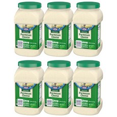 Kraft Grated Parmesan Cheese 크래프트 그레이티드 파마산 치즈, 6개, 2kg