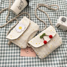 토트백 크로스백 에코백 장바구니 가방 자석 데이지 똑딱 봄 가방 쇼핑백 여름 체리 숄더백 쇼퍼백 백