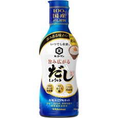 일본 기꼬만 히로가루 다시 간장 염분 25%컷 330ml 3개
