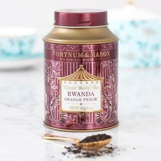 영국 포트넘 앤 메이슨 FORTNUM & MASON Rwanda Orange Pekoe 르완다 오렌지 페코 홍차, 14833041886g, 1개, 1개입