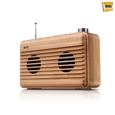 브리츠BZ-W150/친환경 대나무 소재/40mm유닛/10W출력/블루투스/TF Card 음악재생/AUX 입력/스피커Britz, ONE COLOR