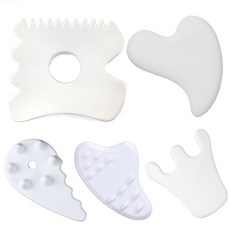 디유 세라믹괄사 얼굴 바디마사지 도자기괄사, 돌기괄사, 1개