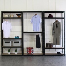 쉬운조립 diy 행거옷장 5단선반 400x1500 옷방인테리어 드레스룸꾸미기, 블랙