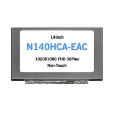 [관부가세포함] 삼성 갤럭시 북 고 NP340XLA-KA1US KA2US KA3US용 N140HCA-EAC LCD 스크린 FH, 단일, 단일