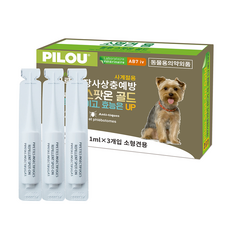 필루 네츄럴 외부기생충 예방 스팟온 골드 소형견, 1ml, 12개