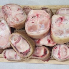 한우 우족 사골뼈 우족찜 국내산 잡뼈 스지 도가니, 1개, 4kg