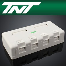 오늘보다내일 전자부품 요비선 4 노출형 기판 콘센트 스위치 허브 포트 아울렛 TNT W52144A 커넥터 TNT64 박스 통신자재 네트워크장비, 오늘 본상품선택