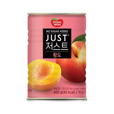 동원 저스트 노슈가 황도 400g x 10캔 / 과일 통조림