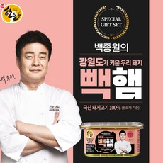 [백종원의 빽햄] 무항생제 캔햄 선물세트 200g X 9개입 / 1세트