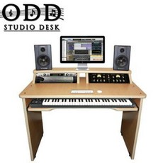 미디데스크 컴퓨터책상 맞춤 제작하다 ODD 편곡 테이블 88 키 MIDI 자판대 녹음실, 01 그린 메이플우드, 01 조립하다.