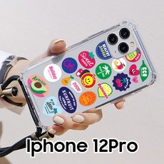 [슬기로운소비생활]컬러팝패치/아이폰12Pro/폰스트랩/젤하드케이스vafka808+동행세일+
