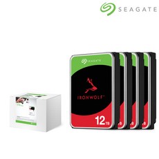 씨게이트 아이언울프 NAS HDD 12TB ST12000VN0008 [4pack] 패키지, 12TB [4pack] 패키지