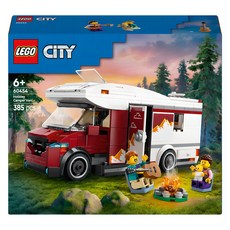 레고 시티 휴가용 어드벤처 캠핑밴 60454, 혼합색상, 1개 혼합색상, 1개