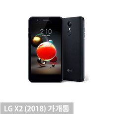 LG전자 LG X2 (2018) 가개통 미사용 새제품 공기계 알뜰폰 3사호환, 블랙, LG X2 (2018) 3사호환