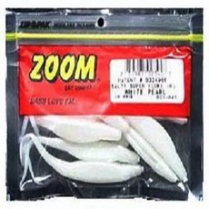 Zoom Big Rock Sports 023-045 Fluke Bait White Plastic 5-1/4-In 10-Pk. - Quantity 5 Zoom Big Rock, 1