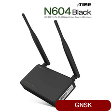 ipTIME 아이피타임 N604 Black 11n 유무선 IP공유기 네트워크장비 a2004nsmu teer, 상세페이지참조()