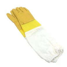 꿀벌 장갑 보호 양봉 염소 가죽 통기 유지 긴 소매 장비 및 도구 1 쌍, 1 Beekeeping Gloves, XXL, 03 Beekeeping Gloves_03 XXL