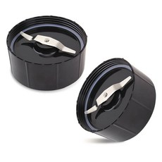 매직 불릿 블렌더 교체 호환되는 부품에 MB1001 세트 2Pcs 믹서 밀링 블레이드 플랫 착즙기 모델