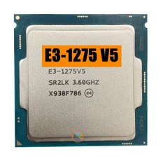 XEON E3-1275V5 E3-1275 V5 3.60GHz 쿼드 코어 8M 캐시 LGA1151 TPD 80W CPU