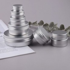 [3개] 알루미늄 틴케이스 5ml 원형, 3개