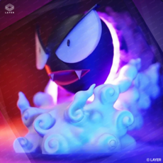 고오스 무드등 가습기 2.0 GASTLY 인테리어 조명 굿즈, Gastly Evo 2.0