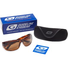 Guideline Eyegear 자르기 쉬운 암석 브라운 렌즈와 가이드 라인 Eyegear 모닝콜 편광 선글래스