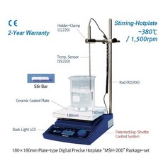 디지털 가열 자력 교반기/디지털 피드백 온도 제어 MSH-D, MSH-20D-Unit