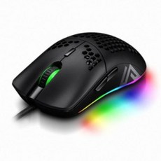 OLK782645[PNC PARTNER] 유선 게이밍 광마우스 EVEREST RGB GT-100 [블랙/USB], 단일색상, 단일옵션