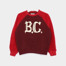 보보쇼즈 24FW BC로고 레글런 슬리브 스웨트 여아(남아) 맨투맨 B224AC050 641